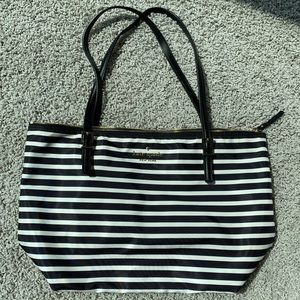 Kate Spade Hayden Sailing Stripe Zip Tote Bag
